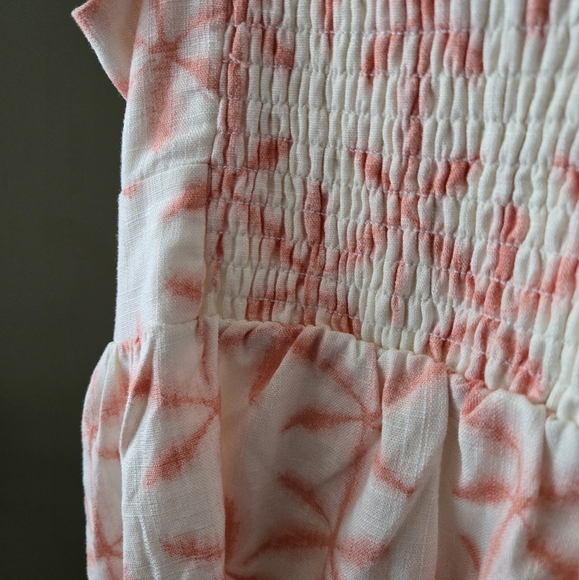 Loft Top sz Small Cream/ Peach - Picture 3 of 6